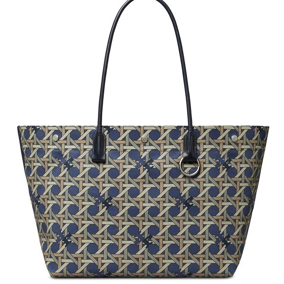 Tory Burch basketwave tote shoulder bag